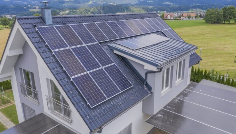 aerial-view-private-house-with-solar-panels-roof